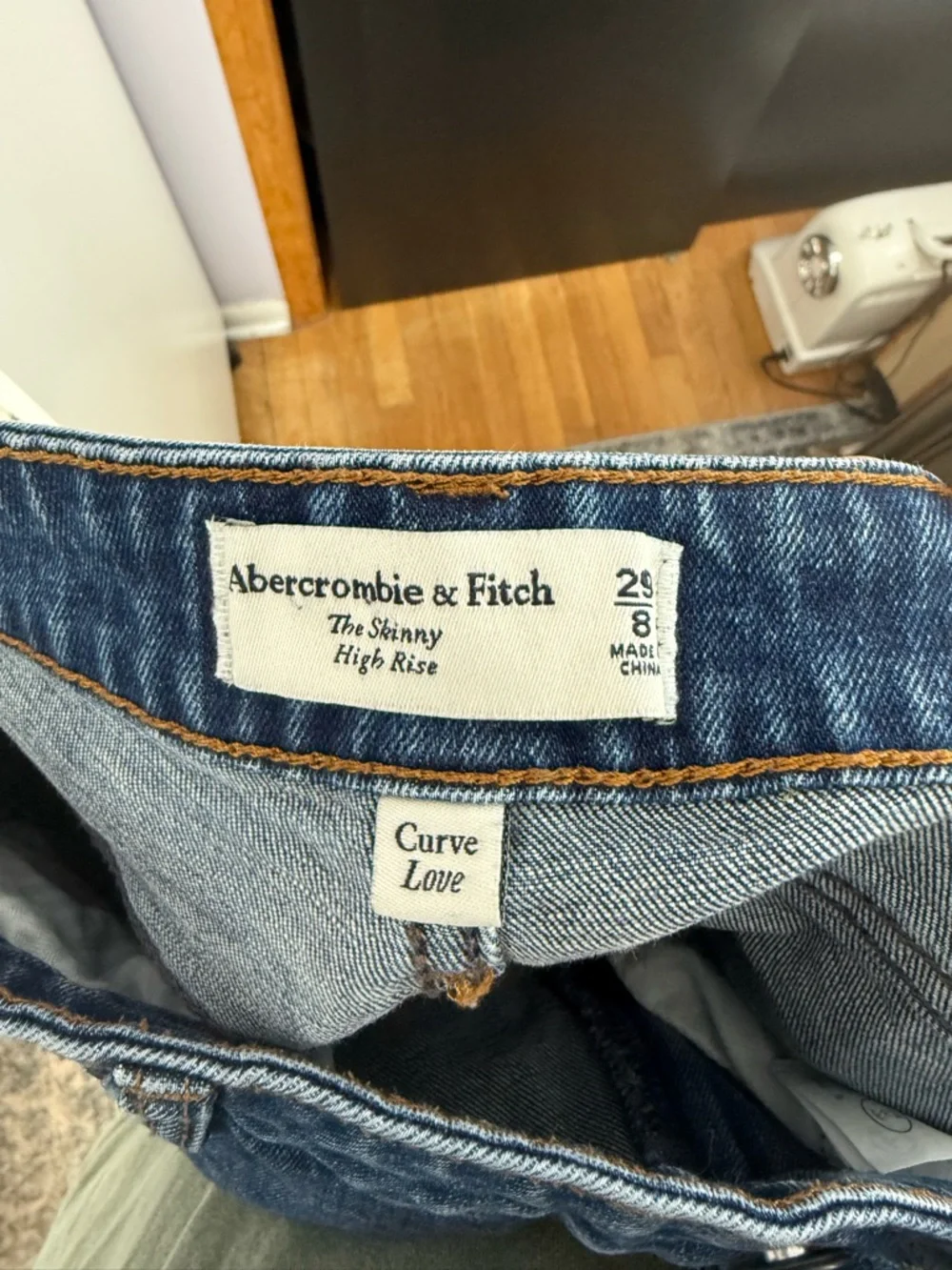 Abercrombie & fitch skinny high rise jeans